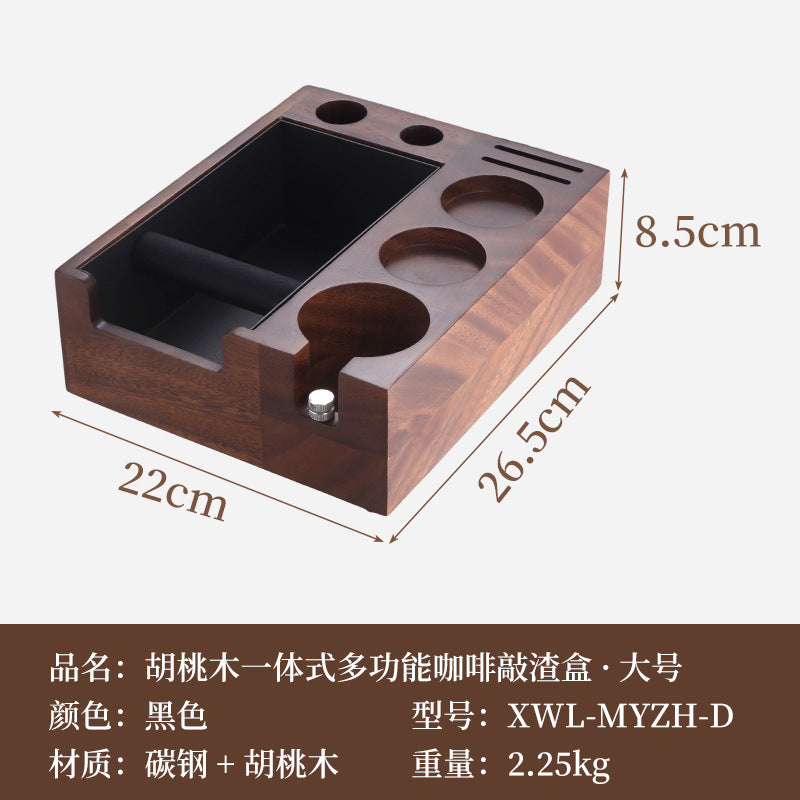 Walnut Espresso Tamper and Distributor Set