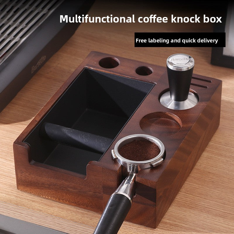 Walnut Espresso Tamper and Distributor Set