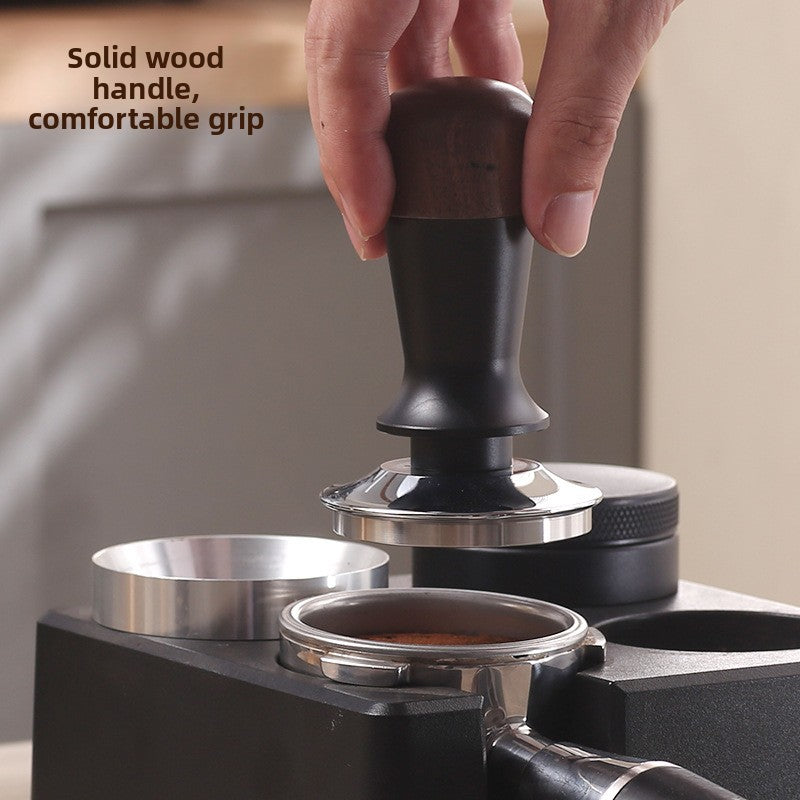 Walnut Espresso Tamper and Distributor Set