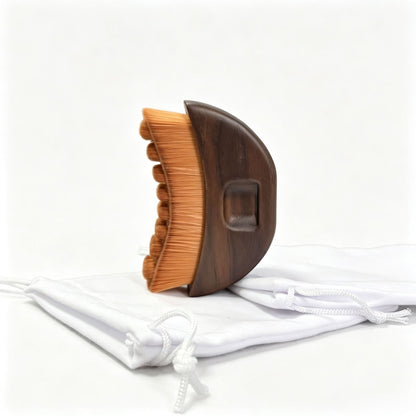 Walnut Wood Facial Lymphatic Massage Brush