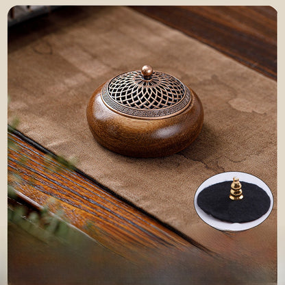 Walnut Wood Incense Burner