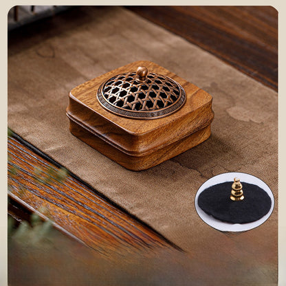 Walnut Wood Incense Burner