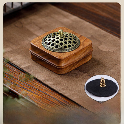 Walnut Wood Incense Burner
