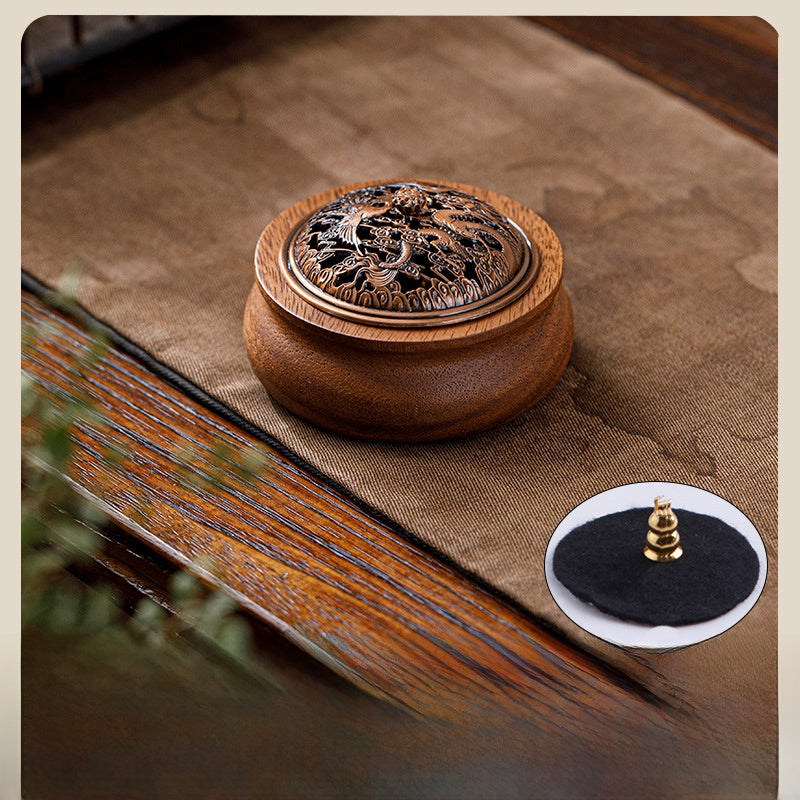 Walnut Wood Incense Burner