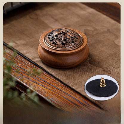Walnut Wood Incense Burner