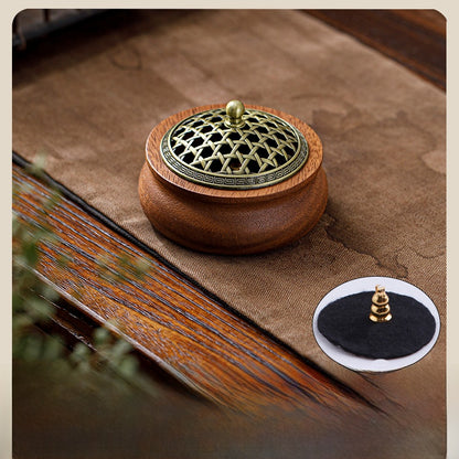 Walnut Wood Incense Burner
