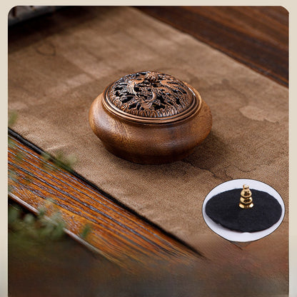 Walnut Wood Incense Burner