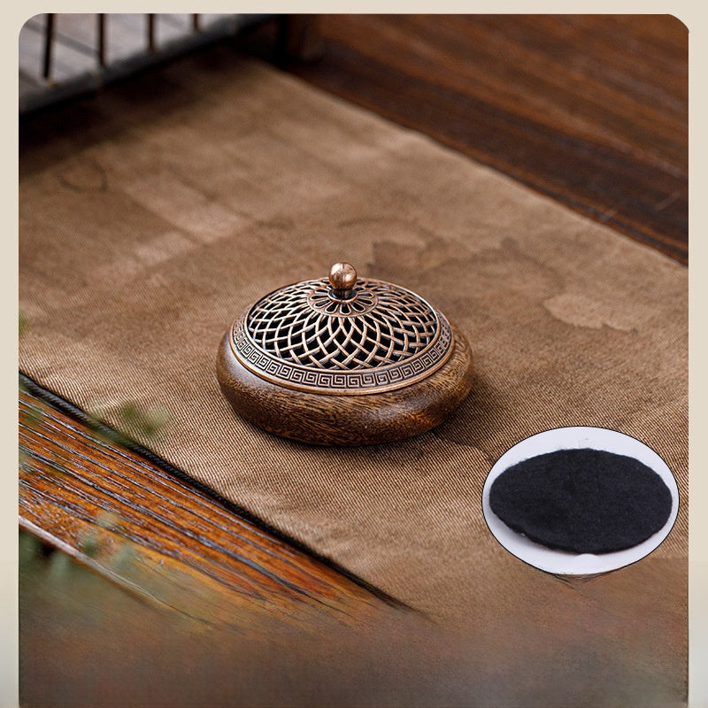 Walnut Wood Incense Burner