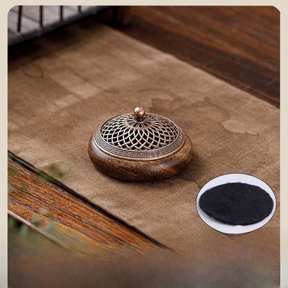 Walnut Wood Incense Burner