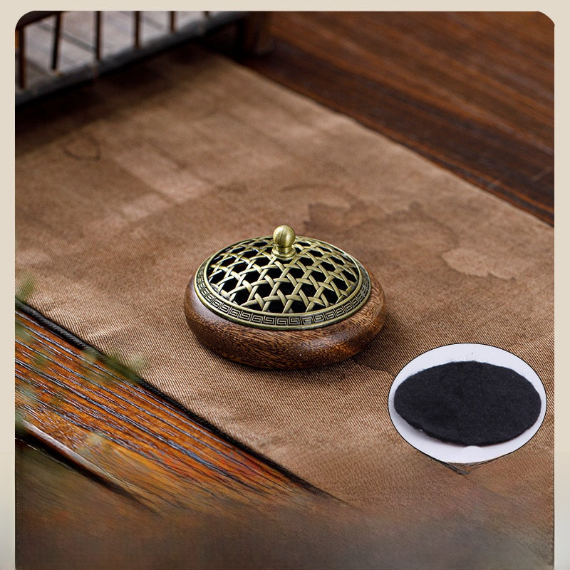 Walnut Wood Incense Burner