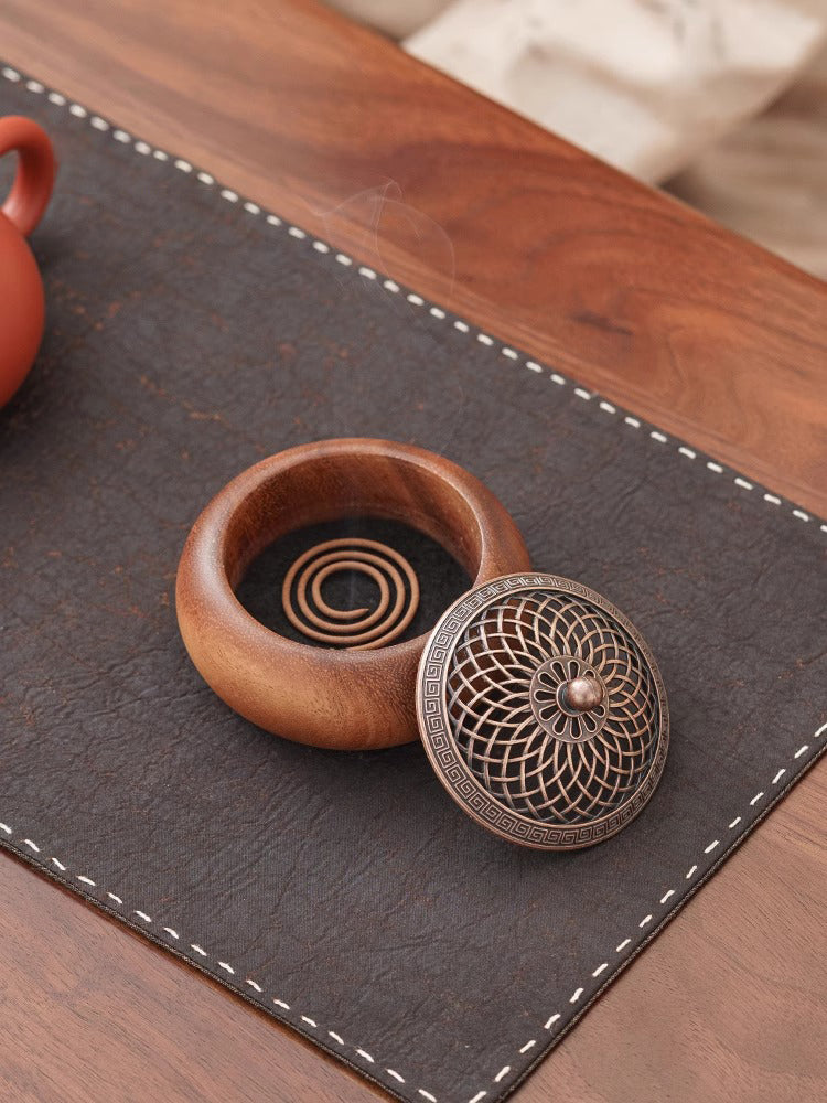 Walnut Wood Incense Burner