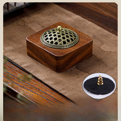 Walnut Wood Incense Burner