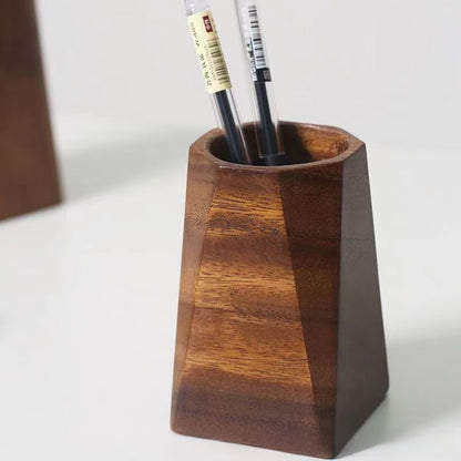 Walnut Wood Pen Holder