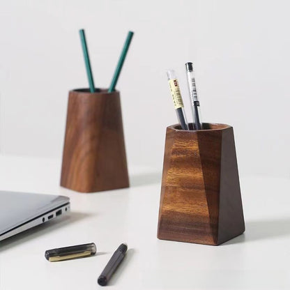 Walnut Wood Pen Holder