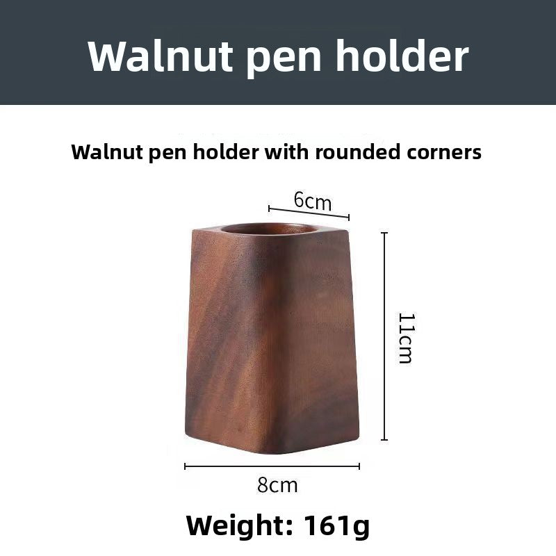 Walnut Wood Pen Holder