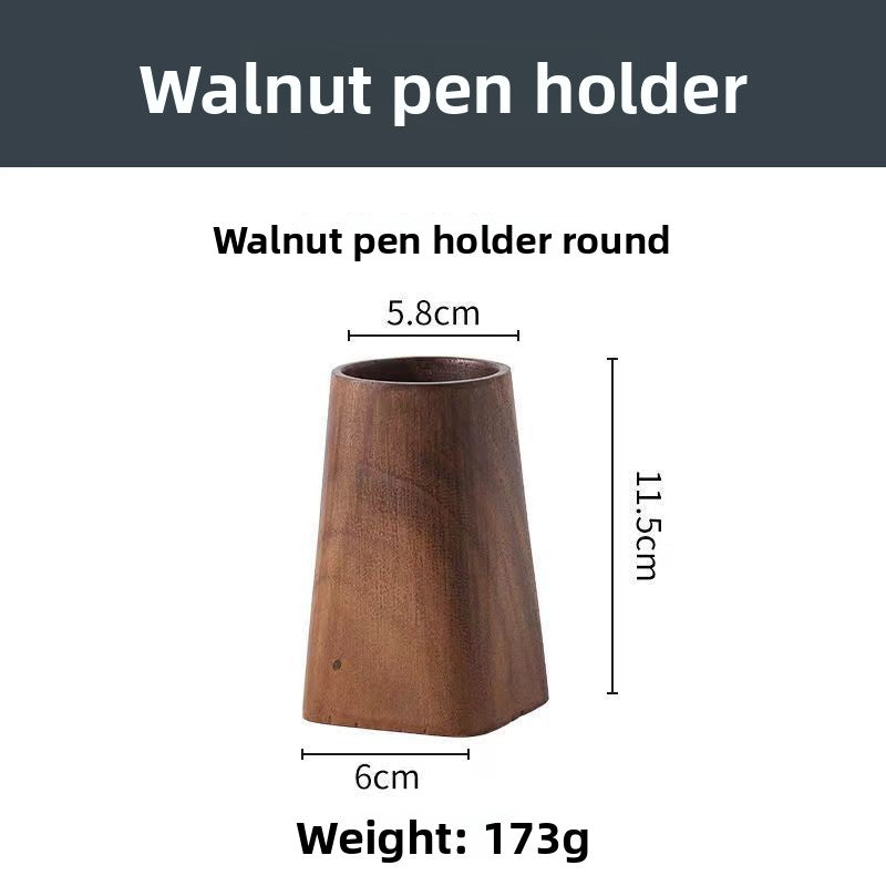 Walnut Wood Pen Holder