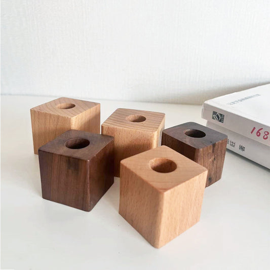 Walnut wood solid wooden pen holder