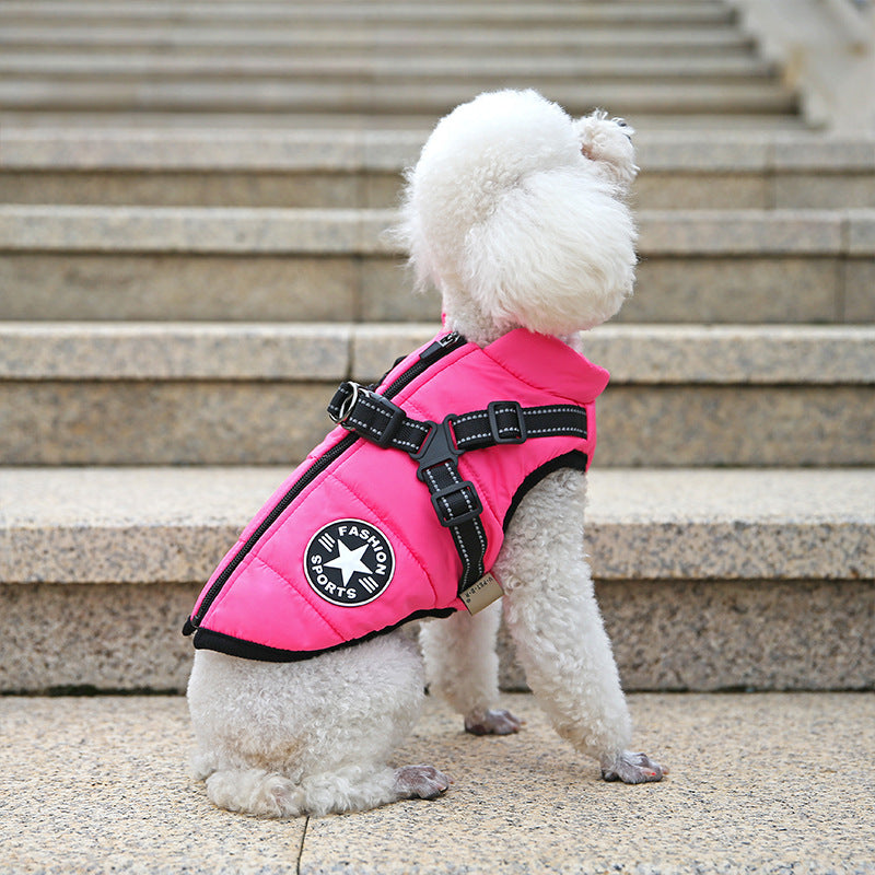 Warm and cold-proof pet clothes