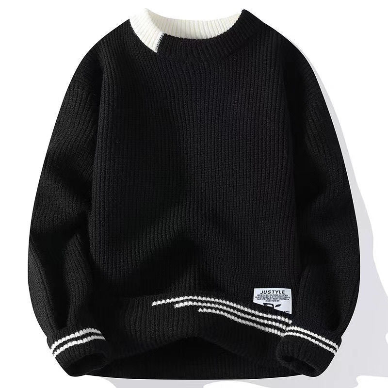 Warm base knitted sweater