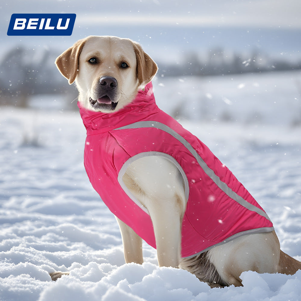 Warm Cotton Jacket for Large Dogs