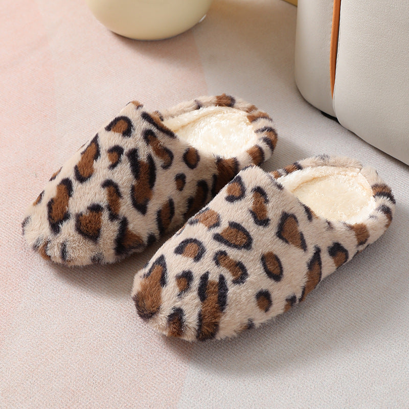 Warm cotton slippers