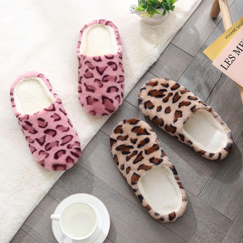 Warm cotton slippers