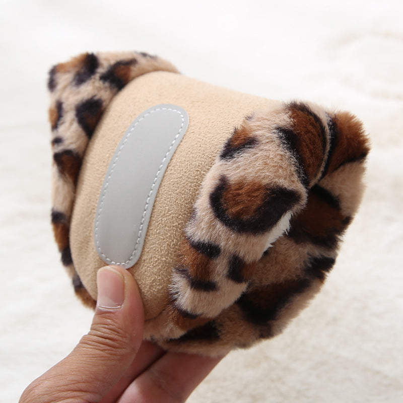 Warm cotton slippers