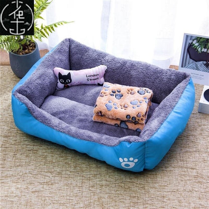 Warm Donut Pet Bed for Cats and Dogs
