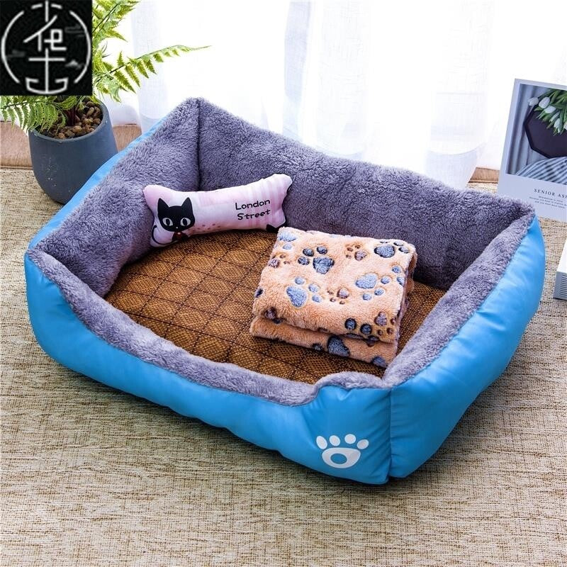 Warm Donut Pet Bed for Cats and Dogs