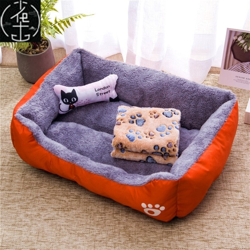 Warm Donut Pet Bed for Cats and Dogs