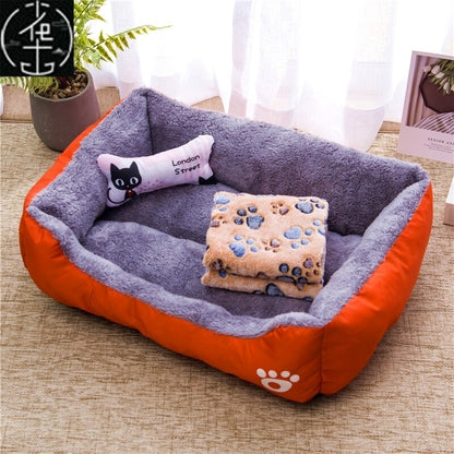 Warm Donut Pet Bed for Cats and Dogs