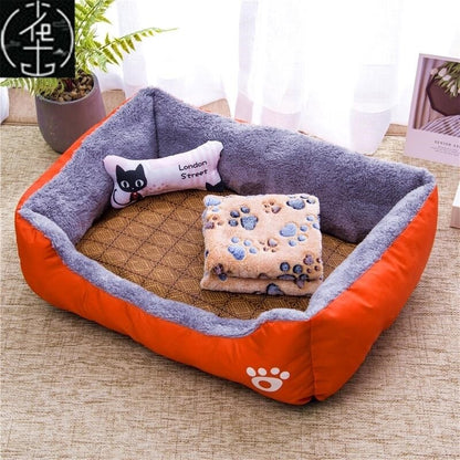 Warm Donut Pet Bed for Cats and Dogs