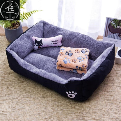 Warm Donut Pet Bed for Cats and Dogs
