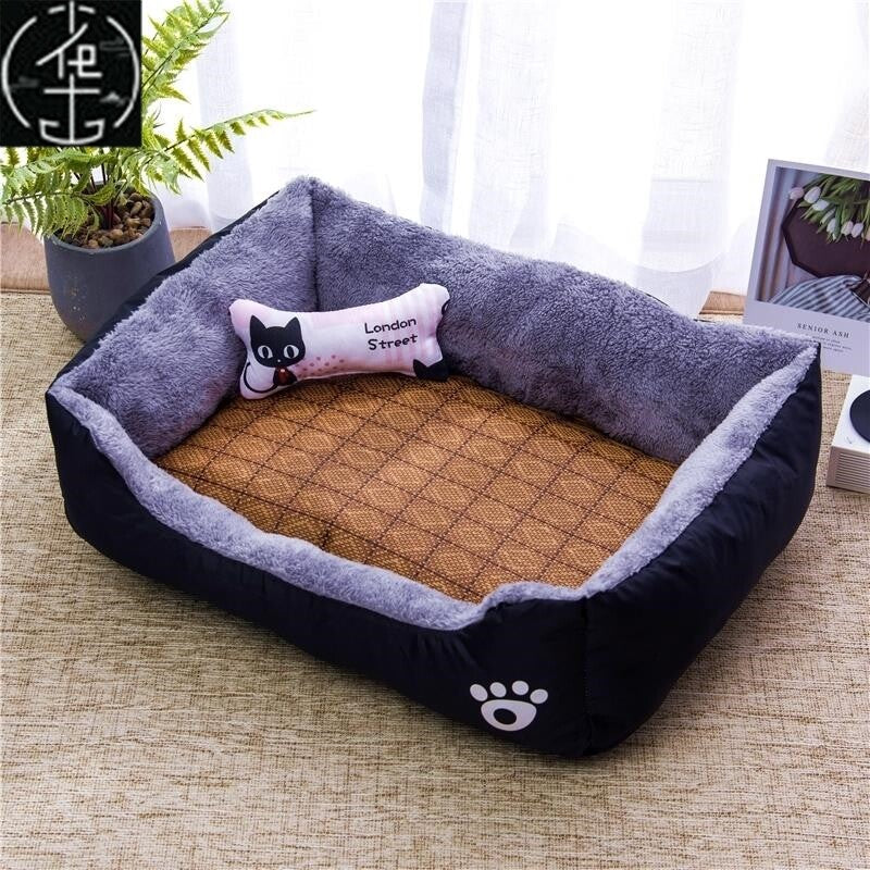 Warm Donut Pet Bed for Cats and Dogs