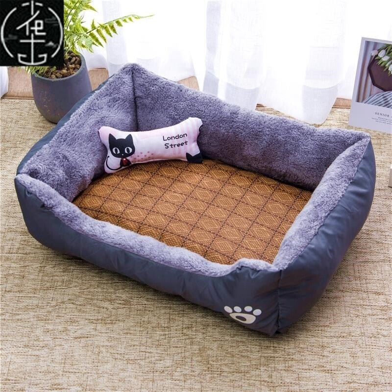 Warm Donut Pet Bed for Cats and Dogs