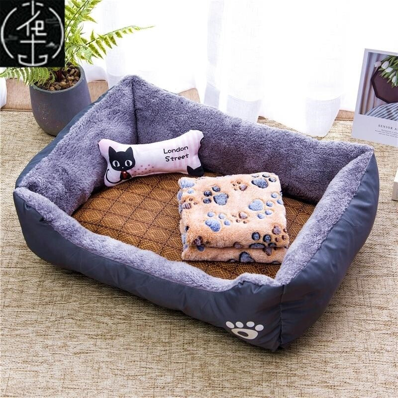 Warm Donut Pet Bed for Cats and Dogs
