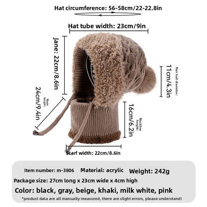 Warm ear protection cap