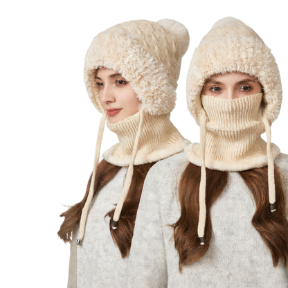 Warm ear protection cap