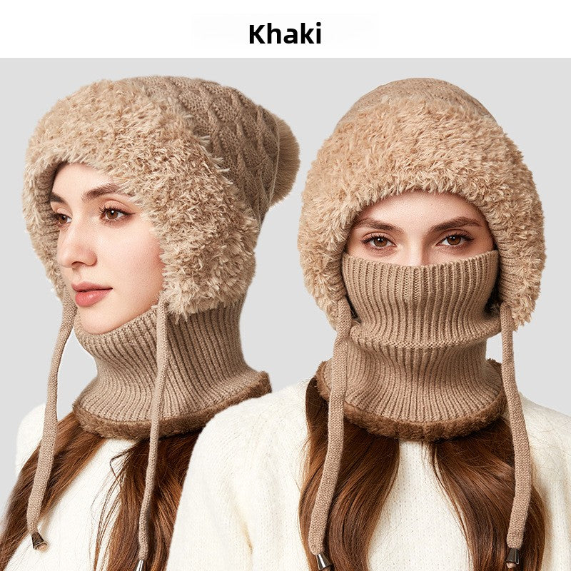 Warm ear protection cap