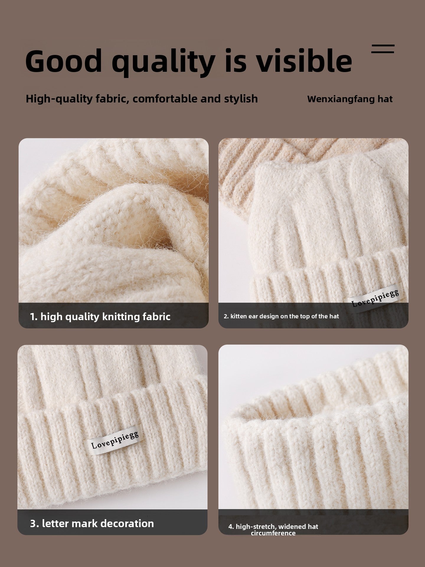 Warm Knitted Beanie