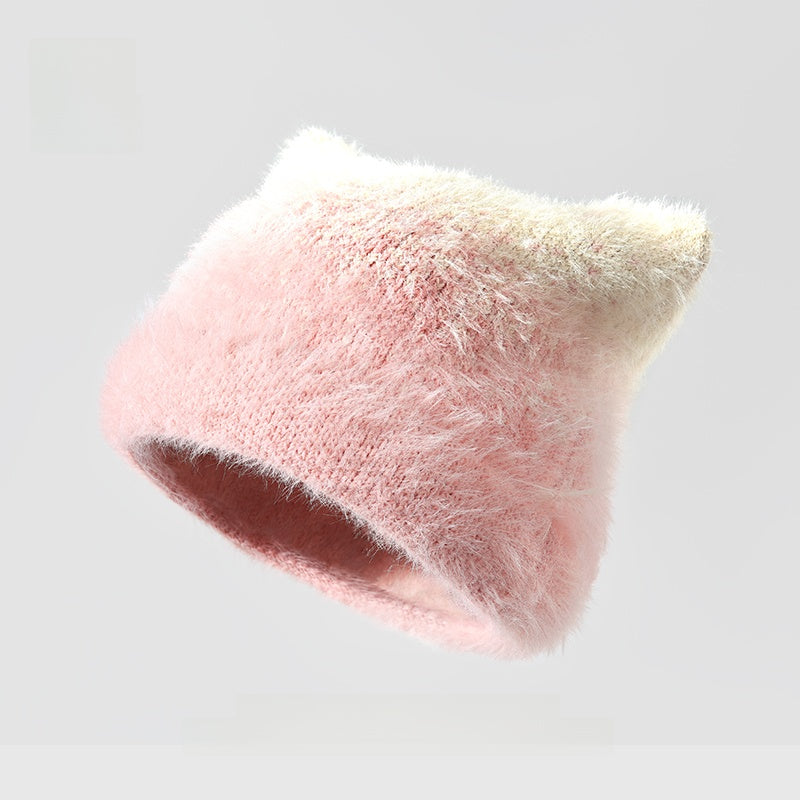 Warm Knitted Beanie with Ear Coverage