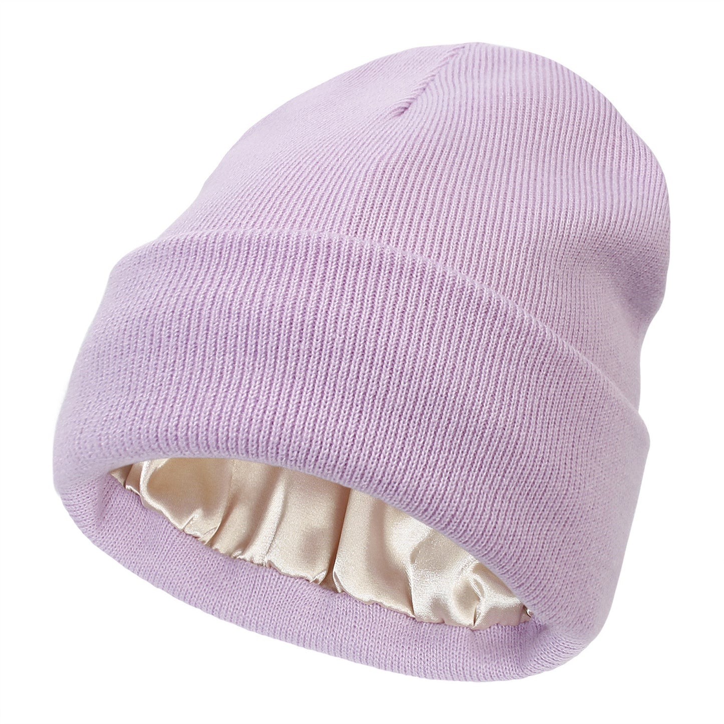 Warm knitted woolen hat