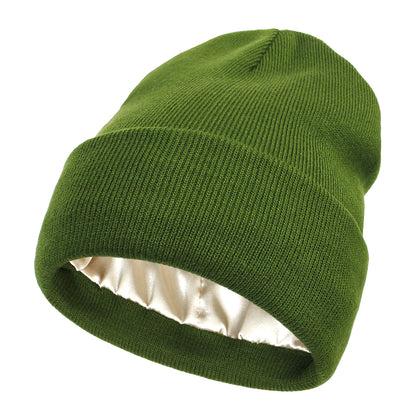 Warm knitted woolen hat