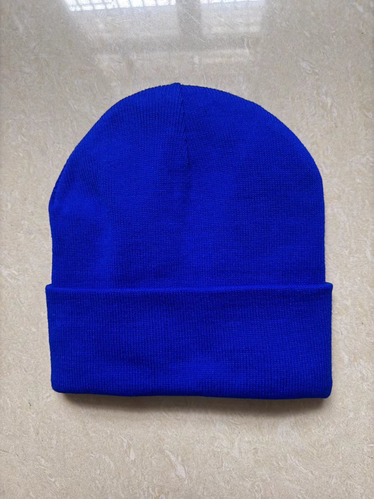 Warm knitted woolen hat