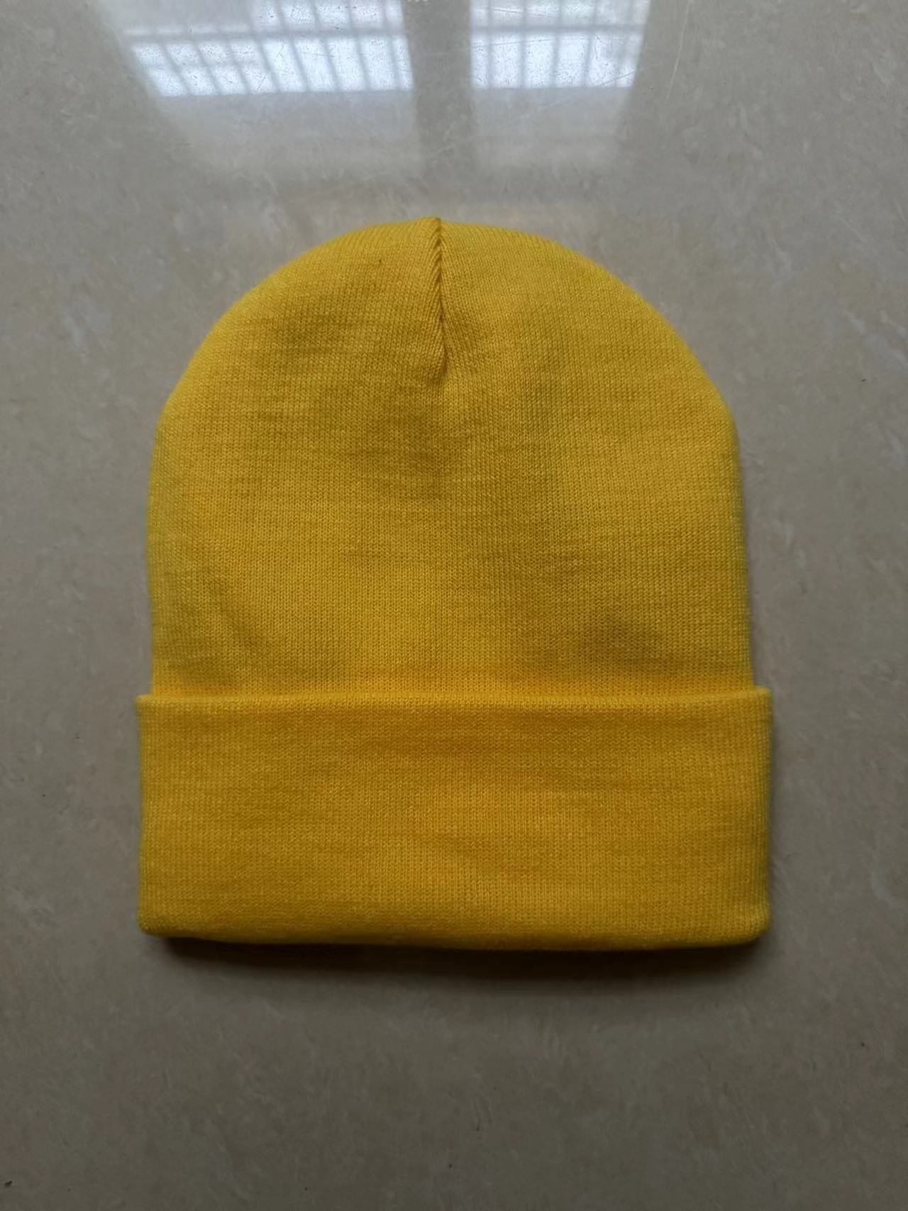 Warm knitted woolen hat