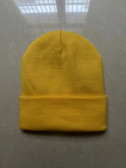 Warm knitted woolen hat