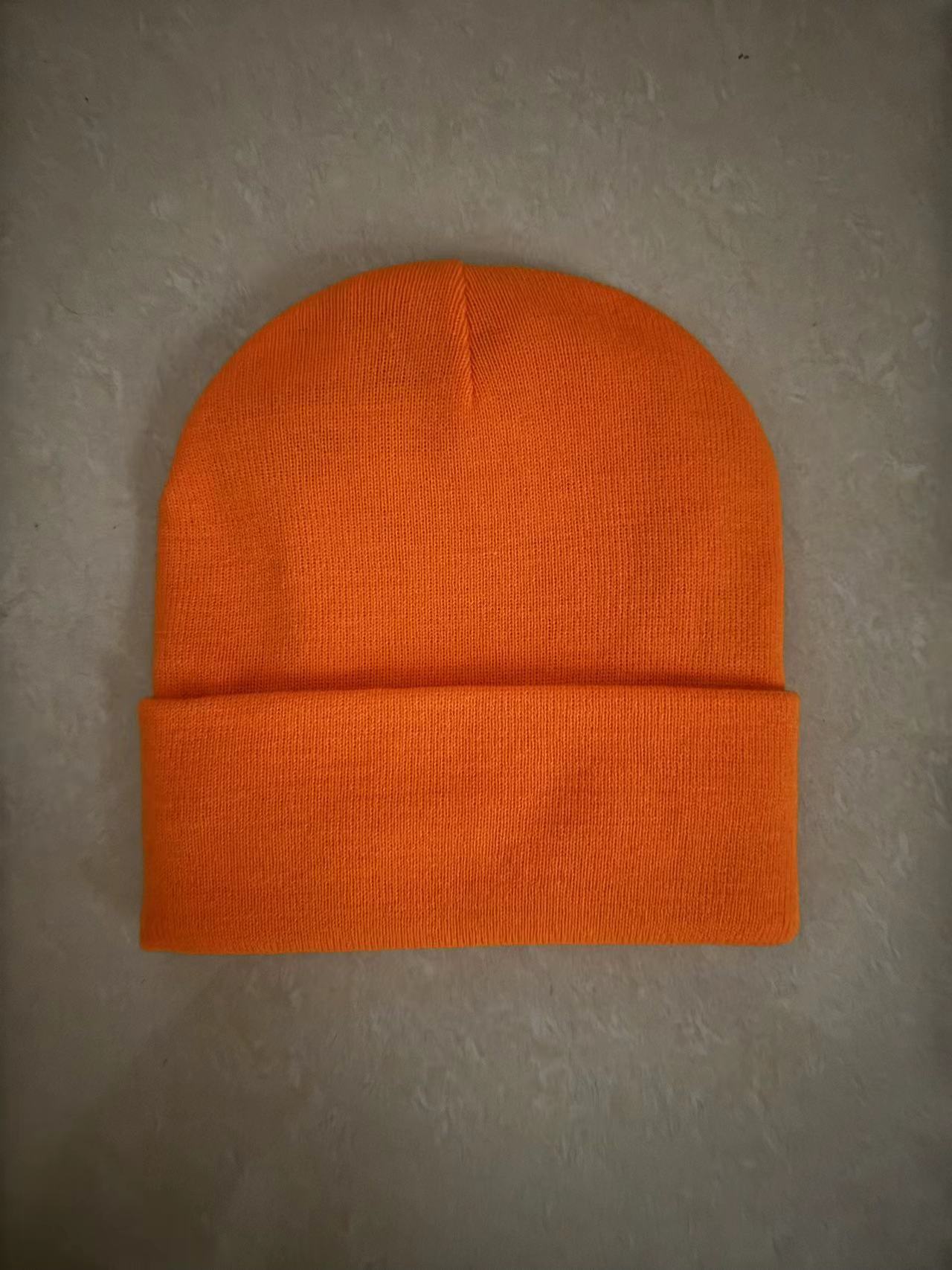 Warm knitted woolen hat
