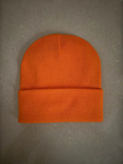 Warm knitted woolen hat
