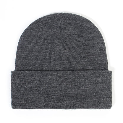 Warm knitted woolen hat