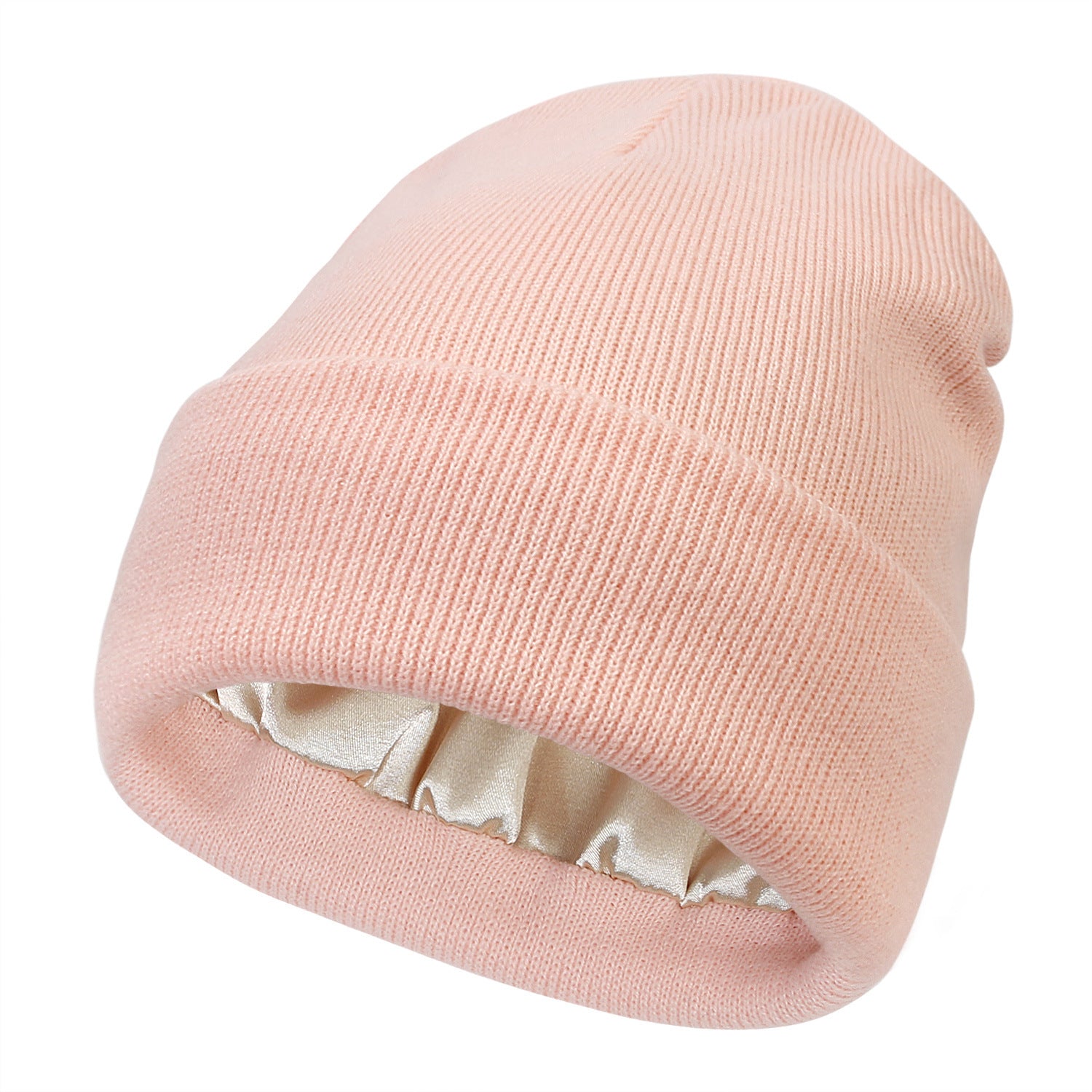 Warm knitted woolen hat